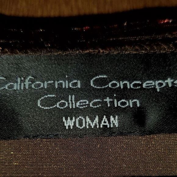 California Concepts Collection Woman 1X Velveteen T-shirt Style Top - Picture 3 of 4